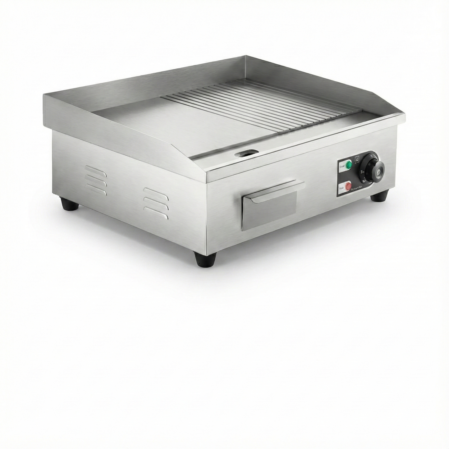 Plancha électrique en acier inoxydable – 14 / 18 / 22 pouces