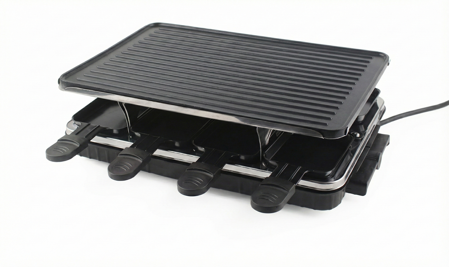 Appareil raclette et grill électrique multifonction – 8 personnes – 1300 W