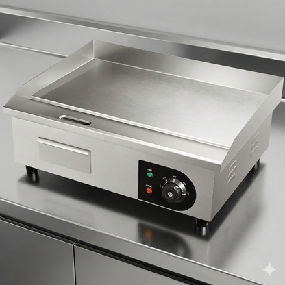 Plancha électrique en acier inoxydable – 21 pouces